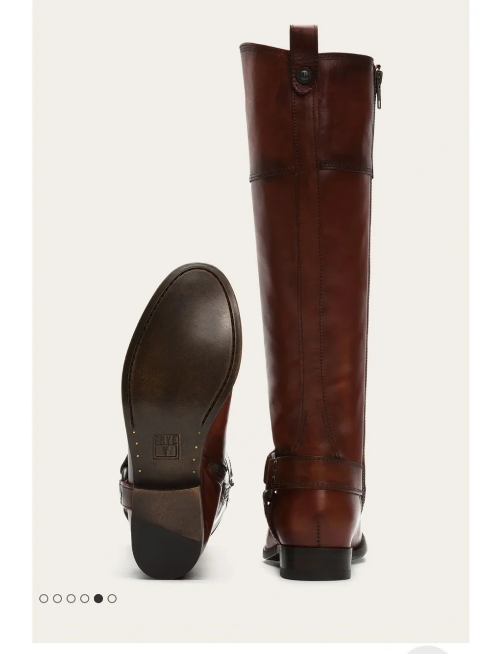 FRYE BOOTS MELISSA HARNESS INSIDE ZIP woman’s 7.5